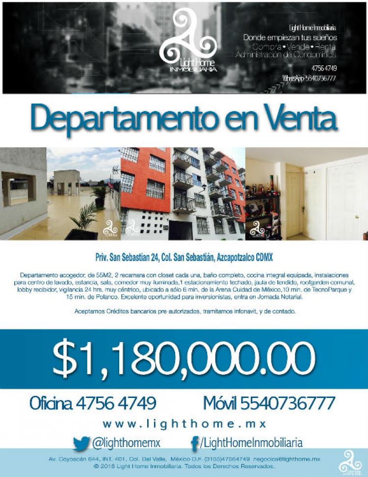 Foto Departamento en Venta en Privada de San Sebastin, Azcapotzalco, Distrito Federal - $ 1.180.000 - DEV171850 - BienesOnLine