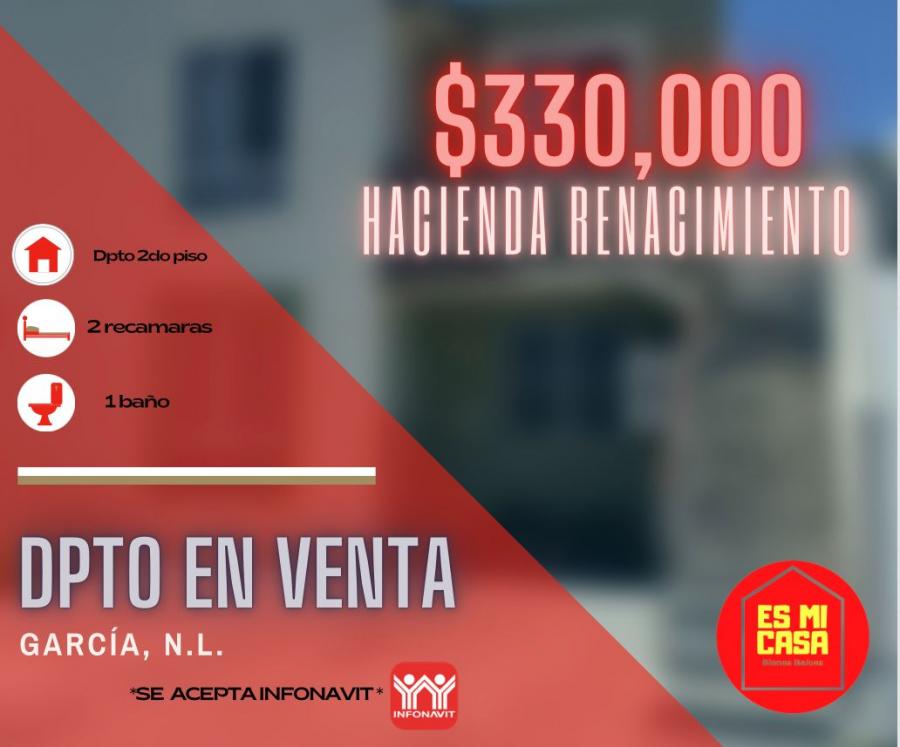 Foto Departamento en Venta en HACIENDA RENACIMIENTO, Garca, Nuevo Leon - $ 330.000 - DEV315975 - BienesOnLine