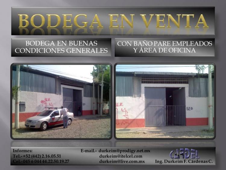 Foto Bodega en Venta en La Sierrita, Santiago de Queretaro, Queretaro Arteaga - $ 1.350.000 - BOV38771 - BienesOnLine