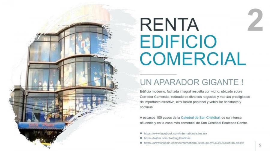 Foto Edificio en Renta en SAN CRISTBAL CENTRO, ECATEPEC, Ecatepec de Morelos, Mexico - $ 107.680 - EDR283193 - BienesOnLine