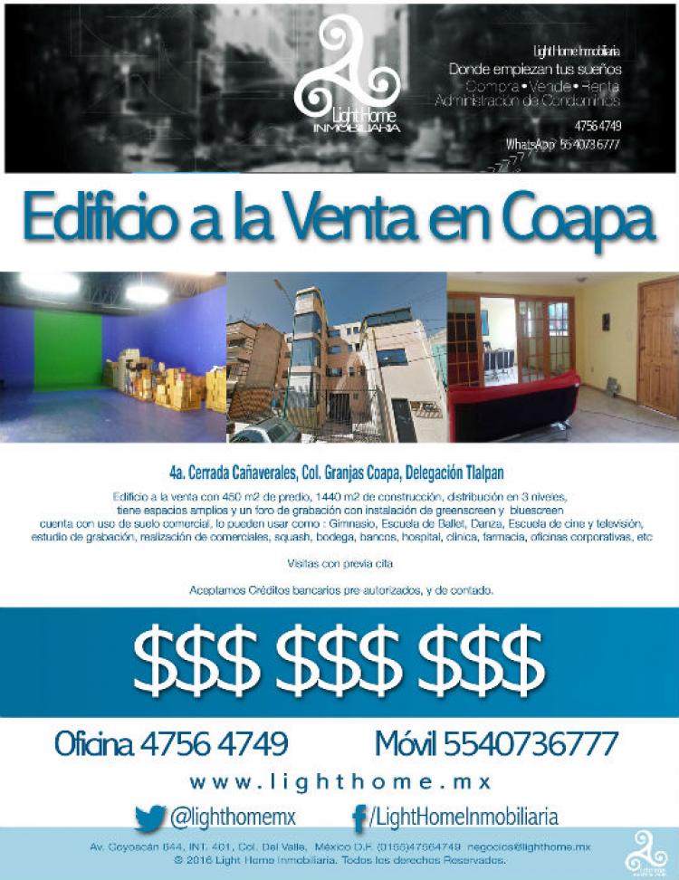 Foto Edificio en Venta en Granjas Coapa, Tlalpan, Distrito Federal - $ 17.500.000 - EDV161568 - BienesOnLine