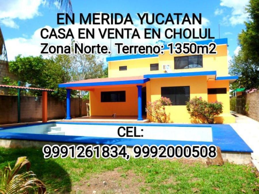 Foto Casa en Venta en Cholul, Zona Norte de Merida, Mérida, Yucatan - $ 6.000.000 - CAV357644 - BienesOnLine