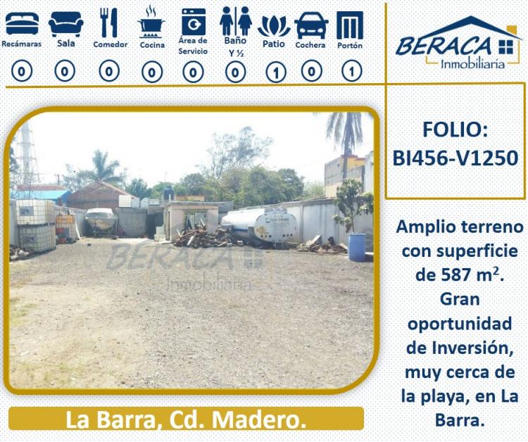 Foto Terreno en Venta en La Barra, Ciudad Madero, Tamaulipas - $ 1.250.000 - TEV204824 - BienesOnLine