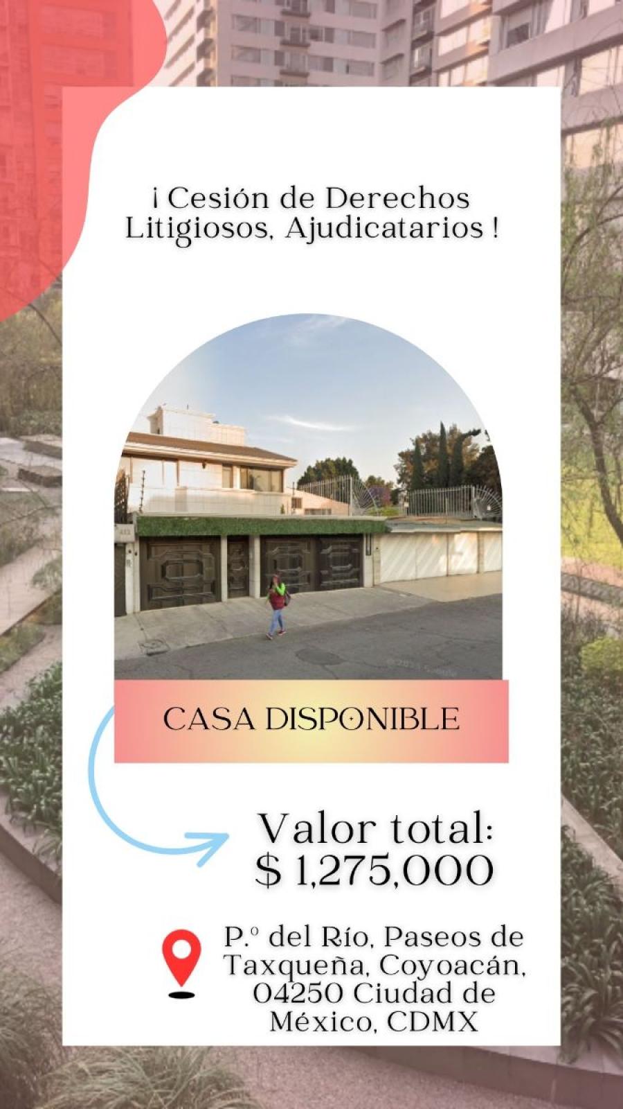 Foto Casa en Venta en TAXQUEA, Coyoacn, Distrito Federal - $ 1.275.000 - CAV352936 - BienesOnLine