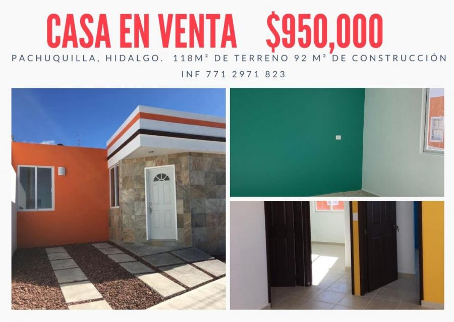 Foto Casa en Venta en PACHUQUILLA, Pachuca de Soto, Hidalgo - $ 950.000 - CAV264843 - BienesOnLine