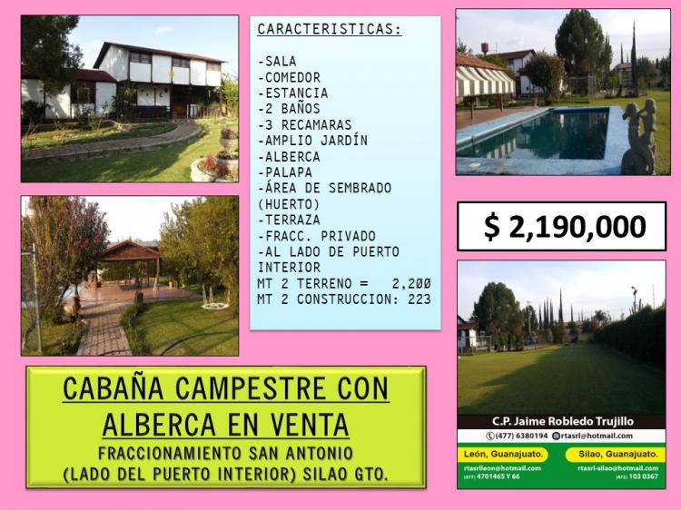 Foto Casa en Venta en FRACCIONAMIENTO SAN ANTONIO, Silao, Guanajuato - $ 2.190.000 - CAV213143 - BienesOnLine