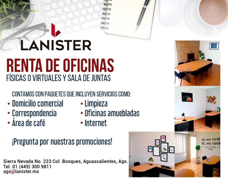 Foto Oficina en Renta en Aguascalientes, Aguascalientes - $ 4.500 - OFR238494 - BienesOnLine