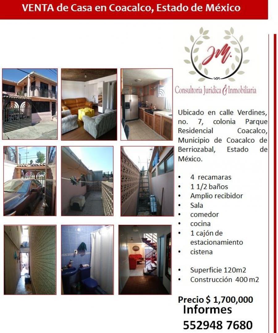 Foto Casa en Venta en Parques Residencial, Coacalco, Mexico - $ 1.700.000 - CAV251722 - BienesOnLine