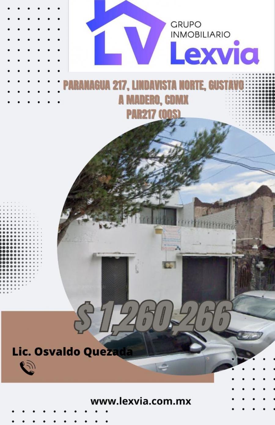 Foto Casa en Venta en LINDAVISTA, Gustavo A. Madero, Distrito Federal - $ 1.260.266 - CAV352173 - BienesOnLine
