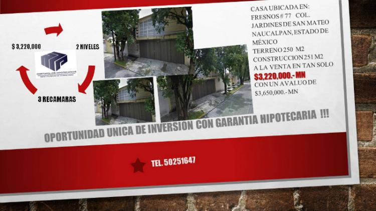 Foto Casa en Venta en Jardines de San Mateo, Naucalpan de Jurez, Mexico - $ 3.220.000 - CAV91981 - BienesOnLine