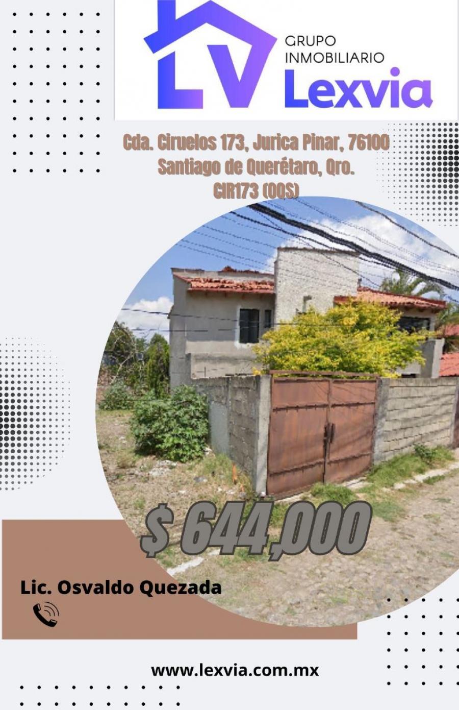 Foto Casa en Venta en JURICA, Santiago de Quertaro, Queretaro Arteaga - $ 643.999 - CAV352465 - BienesOnLine