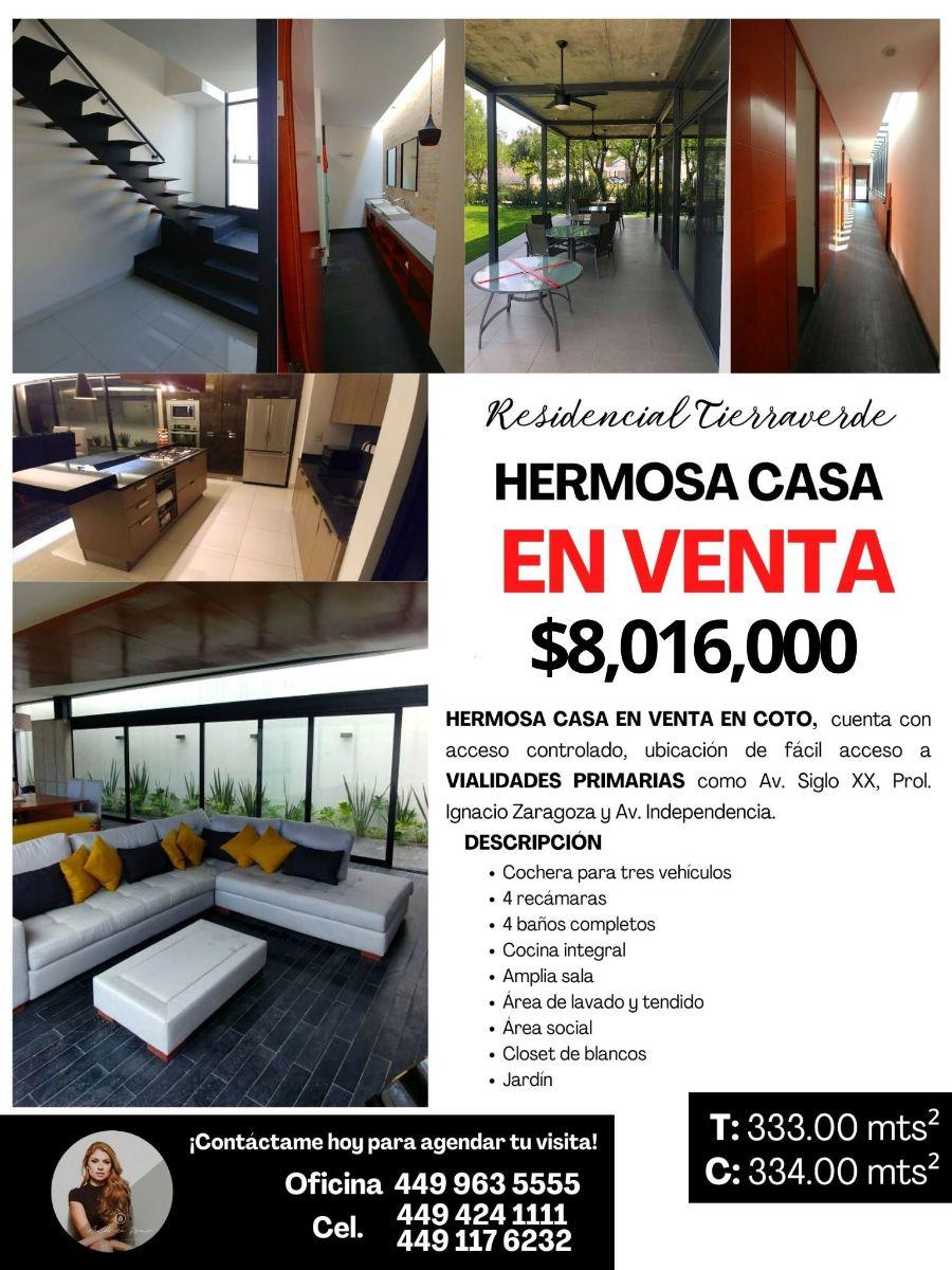 Foto Casa en Venta en Residencial Tierraverde, Aguascalientes, Aguascalientes - $ 8.016.000 - CAV309892 - BienesOnLine