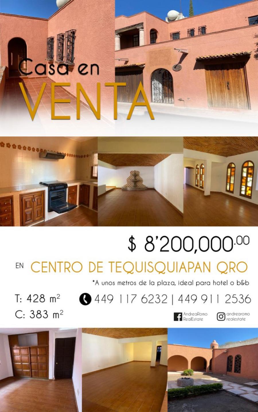 Foto Casa en Venta en Zona Centro, Tequisquiapan, Queretaro Arteaga - $ 8.200.000 - CAV338994 - BienesOnLine
