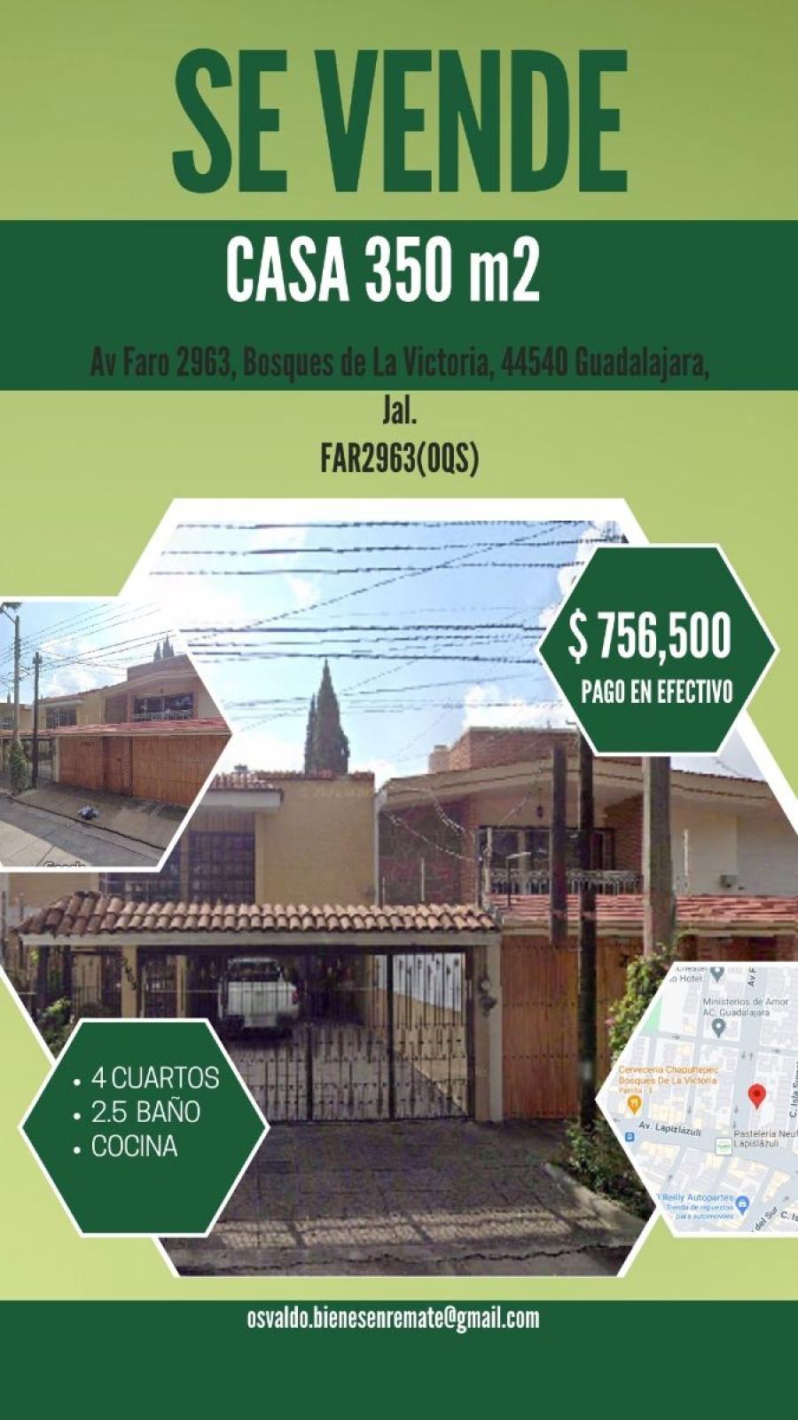 Foto Casa en Venta en BOSQUES DE LA VICTORIA, Guadalajara, Jalisco - $ 756.500 - CAV352155 - BienesOnLine