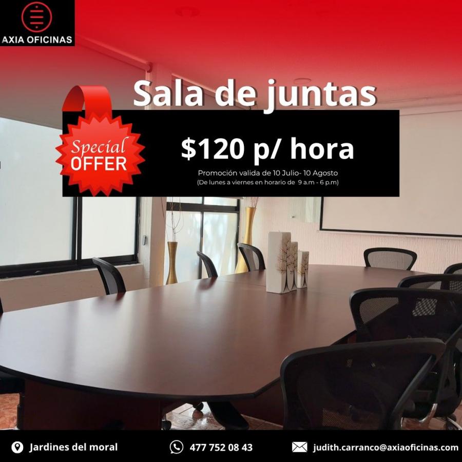 Foto Oficina en Renta en JARDINES DEL MORAL, León de los Aldama, Guanajuato - $ 120 - OFR362335 - BienesOnLine