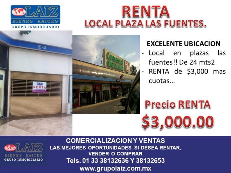 Foto Local en Renta en Las Fuentes, Tlaquepaque, Jalisco - $ 3.000 - LOR148413 - BienesOnLine