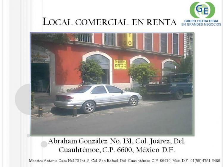 Foto Local en Renta en Juarez, Cuauhtmoc, Distrito Federal - $ 21.000 - LOR71150 - BienesOnLine