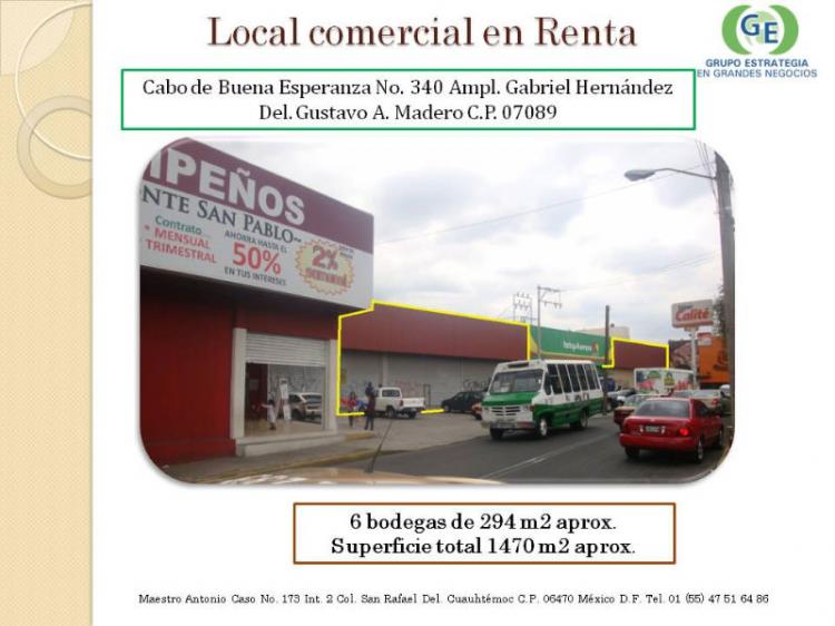 Foto Local en Renta en Gustavo A. Madero, Distrito Federal - $ 200 - LOR63857 - BienesOnLine