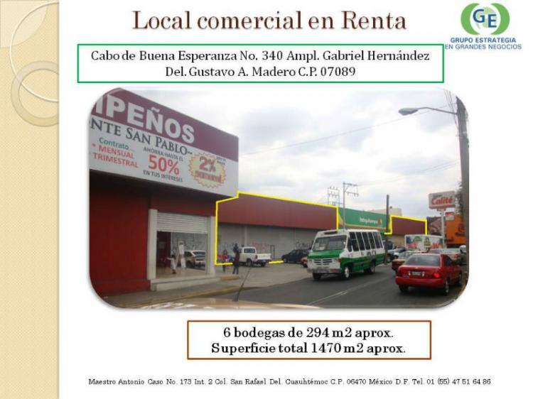 Foto Local en Renta en ampliacion Gabriel hernandez, Gustavo A. Madero, Distrito Federal - $ 72 - LOR71171 - BienesOnLine