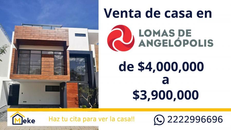 Foto Casa en Venta en lomas de angelopolis, Puebla, Puebla - $ 3.900.000 - CAV348497 - BienesOnLine
