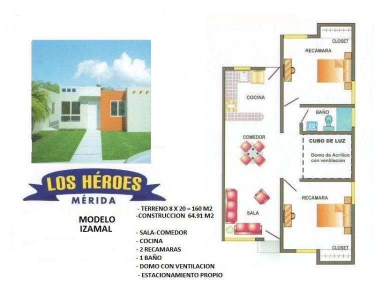 Foto Casa en Venta en LOS HEROES MERIDA, Mrida, Yucatan - $ 315.000 - CAV22264 - BienesOnLine