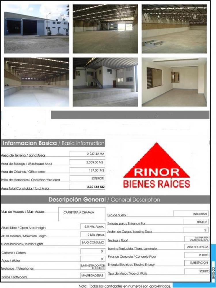 Foto Bodega en Renta en cerca Arena VFG - Los 3 Potrillos, Guadalajara, Jalisco - $ 64.800 - BOR12150 - BienesOnLine