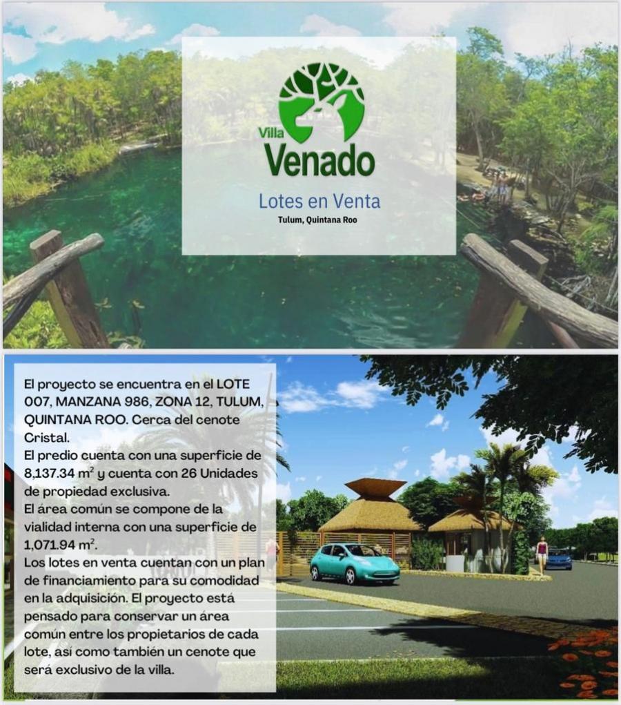 Foto Terreno en Venta en Tulum, Quintana Roo - $ 594.000 - TEV329732 - BienesOnLine