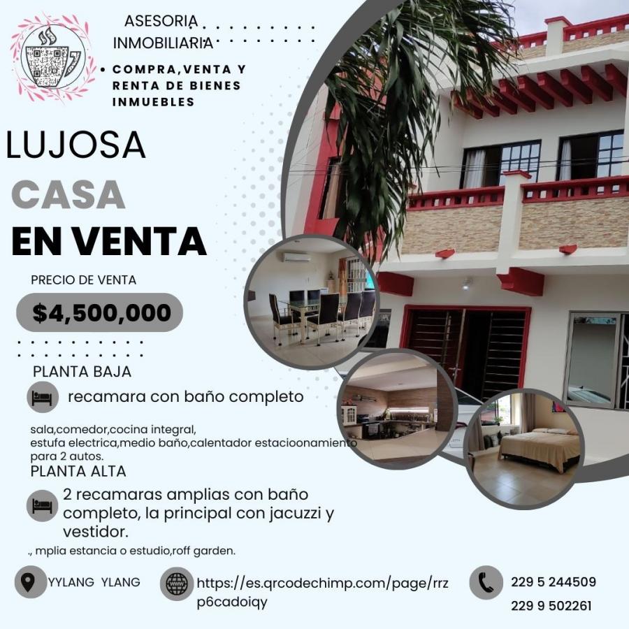 Foto Casa en Venta en Ylang Ylang, Boca del Ro, Veracruz - $ 4.500.000 - CAV339782 - BienesOnLine