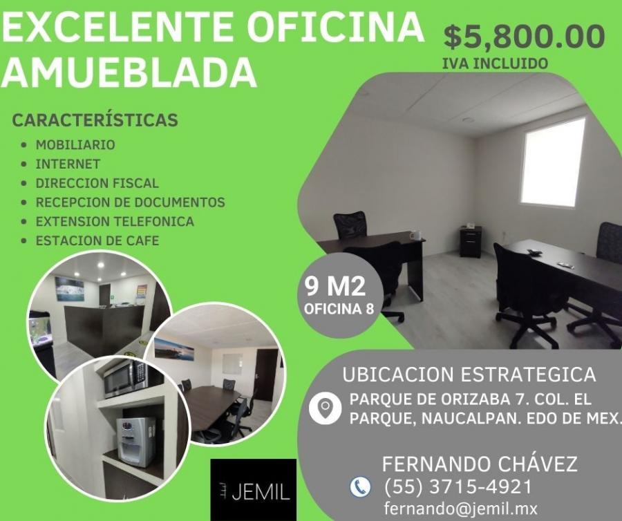 Foto Oficina en Renta en El Parque, Naucalpan de Jurez, Mexico - $ 5.800 - OFR333278 - BienesOnLine