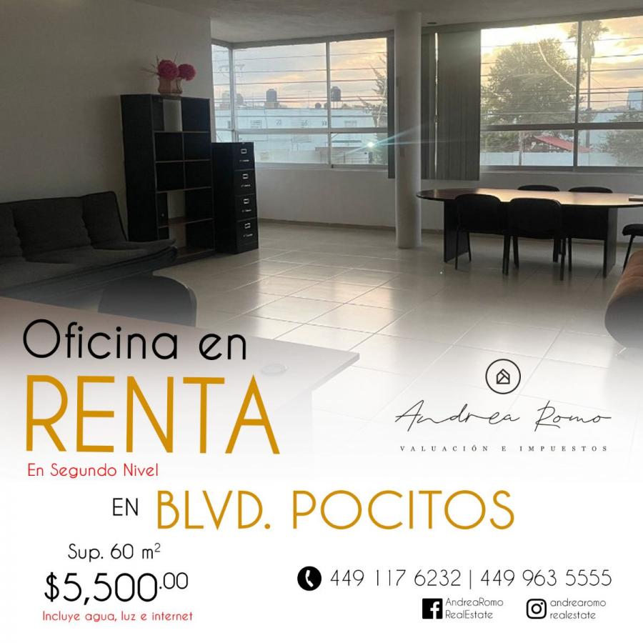 Foto Oficina en Renta en Lomas de Jess Mara, Jess Mara, Aguascalientes - $ 5.499 - OFR349261 - BienesOnLine