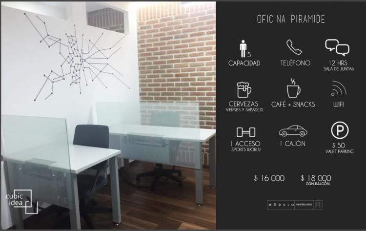 Foto Oficina en Renta en Cuauhtmoc, Distrito Federal - $ 16.000 - OFR205569 - BienesOnLine