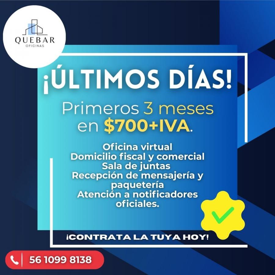 Foto Oficina en Renta en Narvarte Oriente, Benito Juárez, Distrito Federal - $ 700 - OFR363865 - BienesOnLine