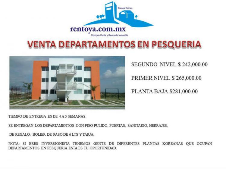 Foto Departamento en Venta en Pesquera, Nuevo Leon - $ 1.576.000 - DEV123829 - BienesOnLine