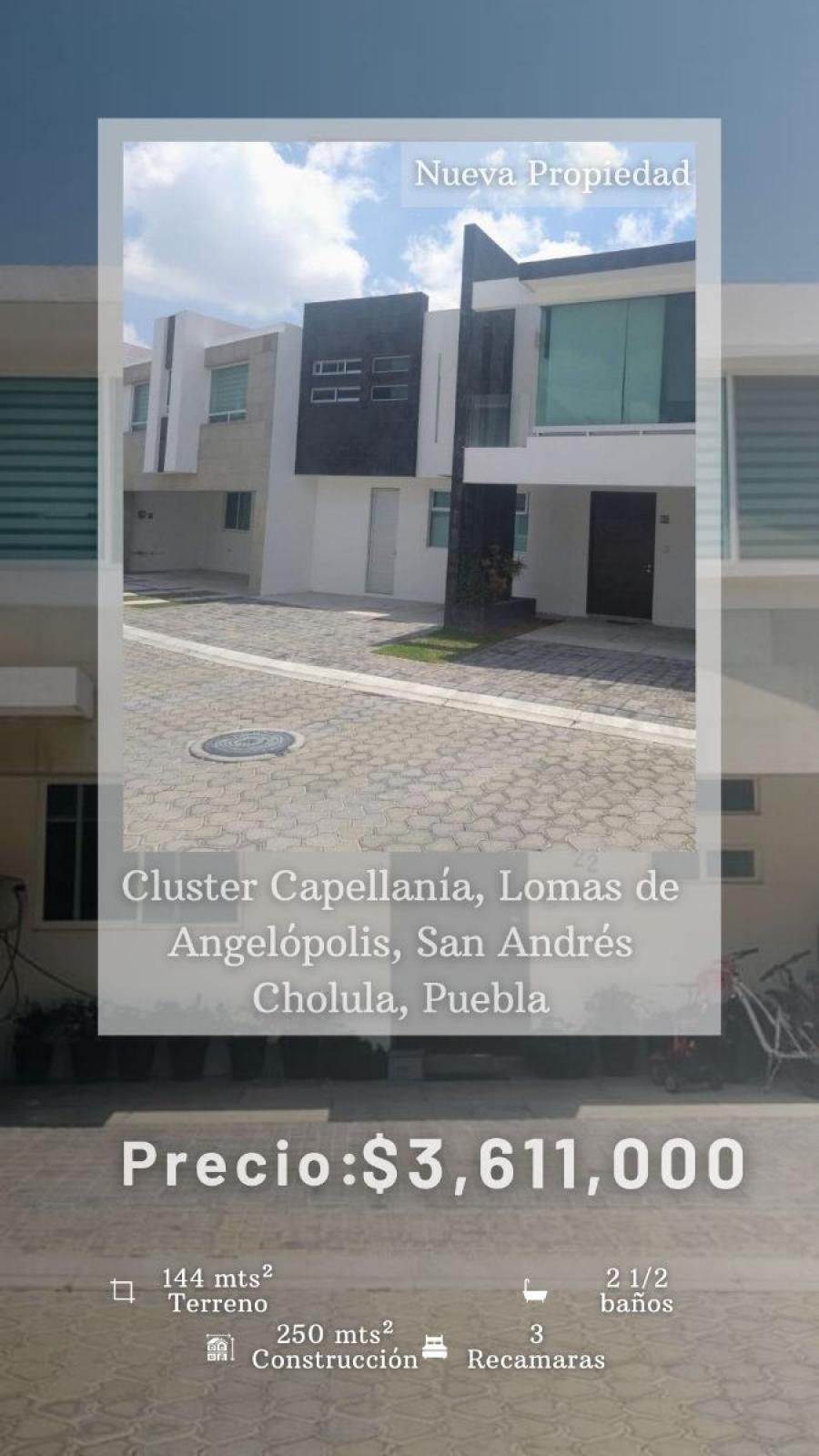 Foto Casa en Venta en LOMAS DE ANGELOPOLIS, San Andrs Cholula, Puebla - $ 3.611.000 - CAV351857 - BienesOnLine