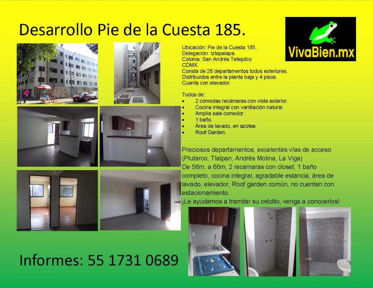 Foto Departamento en Venta en San Andres tetepilco, Iztapalapa, Distrito Federal - $ 1.300.000 - DEV228366 - BienesOnLine