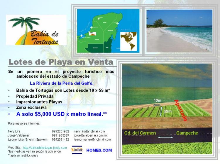 Foto Terreno en Venta en Hermosas Playas Mexico, Campeche, Campeche - U$D 5.000 - TEV9398 - BienesOnLine