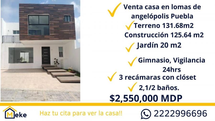 Foto Casa en Venta en lomas de angelopolis, Puebla, Puebla - $ 2.550.000 - CAV348491 - BienesOnLine