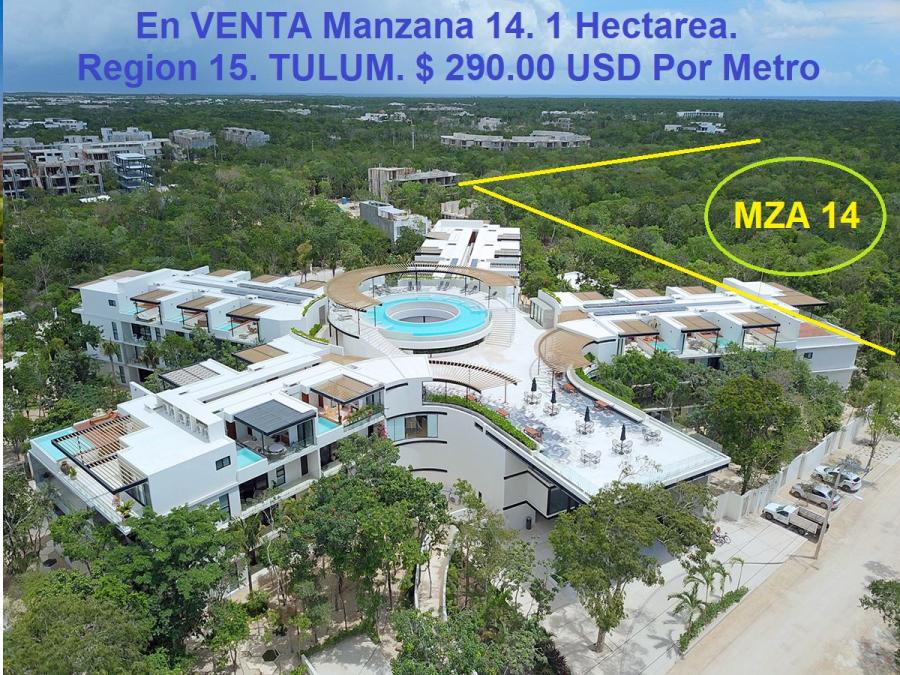 Foto Terreno en Venta en REGION 15, TULUM, Quintana Roo - 1 hectareas - U$D 2.900.000 - TEV320641 - BienesOnLine