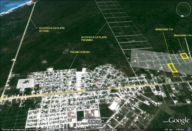 Foto Terreno en Venta en zona 9 ejido tulum, Tulum, Quintana Roo - $ 450.000 - TEV31442 - BienesOnLine