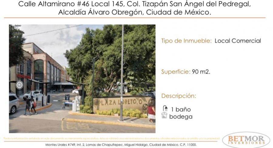 Foto Local en Venta en Tizapn San ngel del Pedregal, Alvaro Obregn, Distrito Federal - $ 1.400.000 - LOV310135 - BienesOnLine