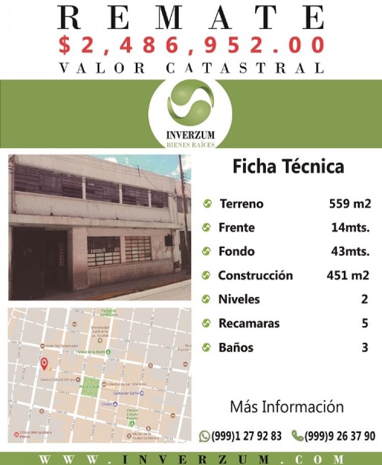 Foto Edificio en Venta en Centro, Mrida, Yucatan - $ 2.486.952 - EDV213548 - BienesOnLine