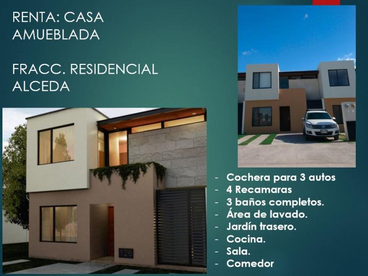 Foto Casa en Renta en alceda, San Luis Potos, San Luis Potosi - $ 13.500 - CAR240659 - BienesOnLine