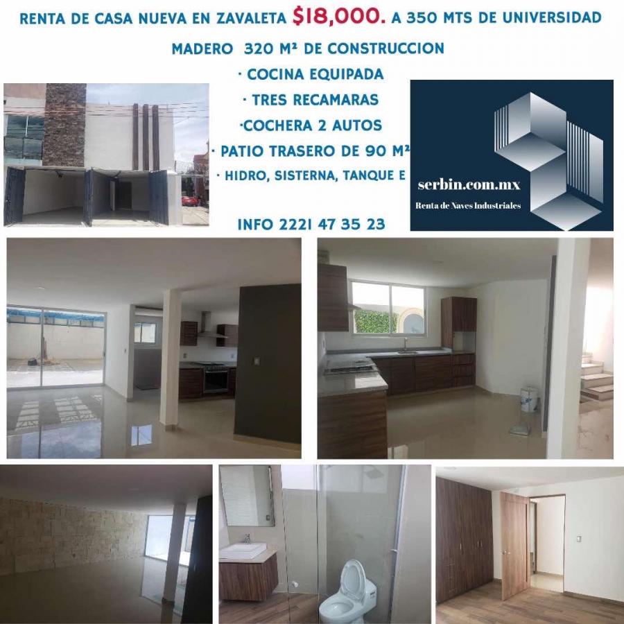 Foto Casa en Renta en Zavaleta, Puebla, Puebla - $ 18.000 - CAR307475 - BienesOnLine