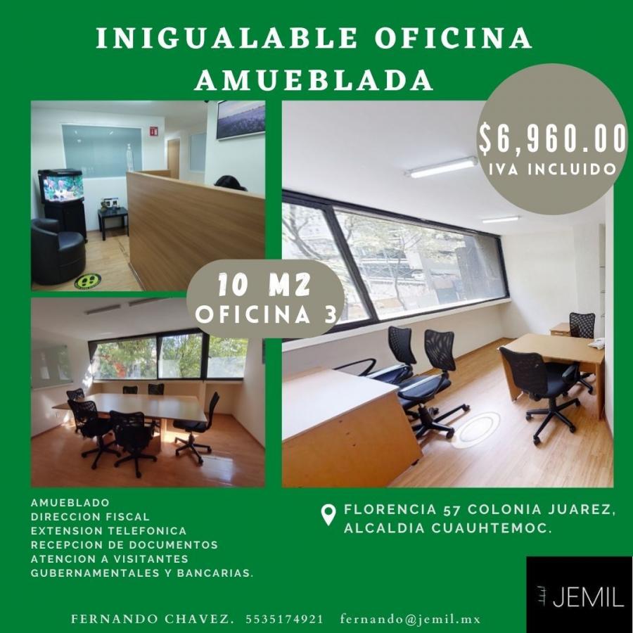 Foto Oficina en Renta en Juarez, Cuauhtmoc (CDMX), Distrito Federal - $ 6.960 - OFR333260 - BienesOnLine