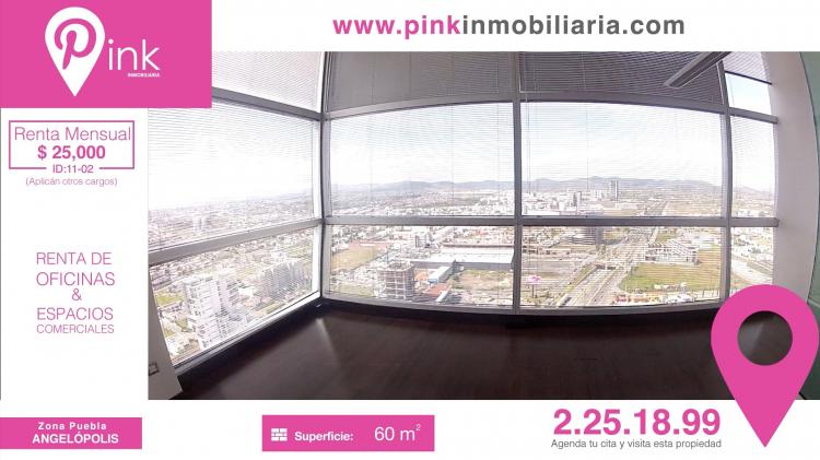 Foto Oficina en Renta en Zona Angelopolis, Puebla, Puebla - $ 25.000 - OFR179591 - BienesOnLine