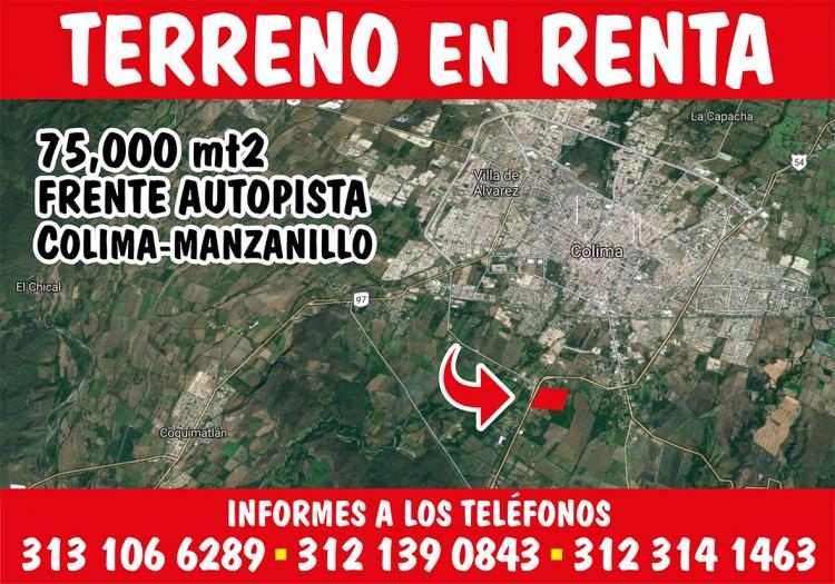Foto Terreno en Renta en TIVOLI, Colima, Colima - 7 hectareas - TER207234 - BienesOnLine