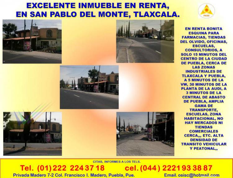 Foto Terreno en Renta en CENTRO, , Tlaxcala - $ 20.000 - TER149385 - BienesOnLine