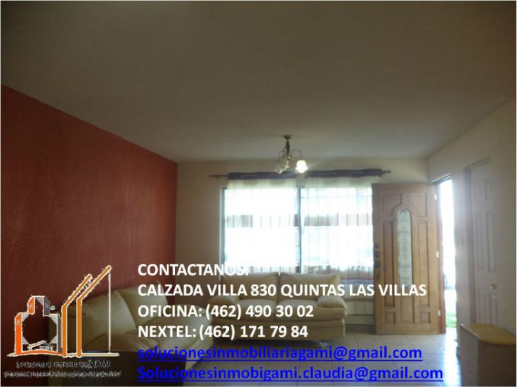 Foto Casa en Renta en QUINTA LAS VILLAS, Irapuato, Guanajuato - $ 14.000 - CAR89695 - BienesOnLine
