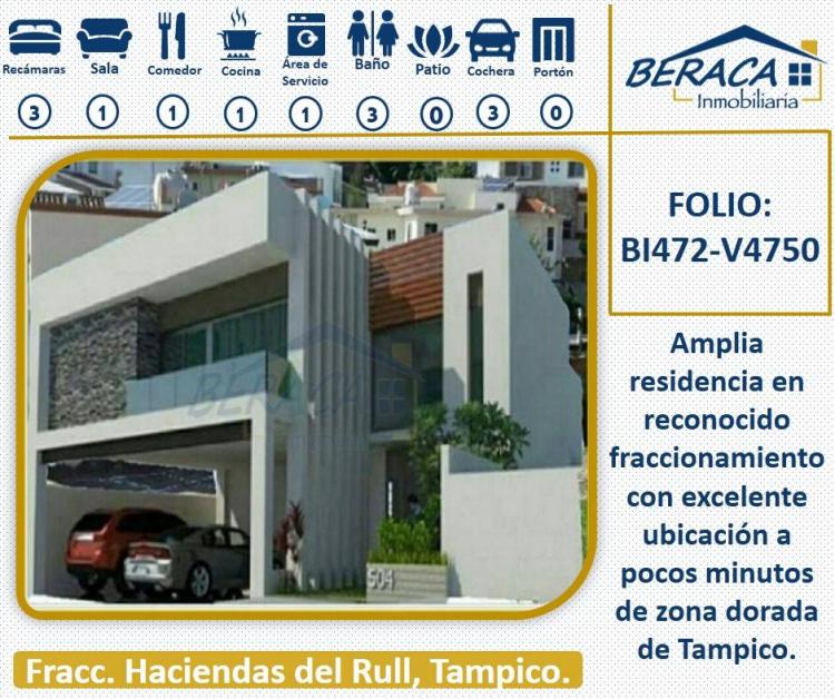 Foto Casa en Venta en HACIENDAS DEL RULL, Tampico, Tamaulipas - $ 4.750.000 - CAV215161 - BienesOnLine