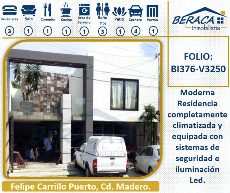 Foto Casa en Venta en Felipe Carrillo Puerto, Ciudad Madero, Tamaulipas - $ 3.250.000 - CAV204830 - BienesOnLine